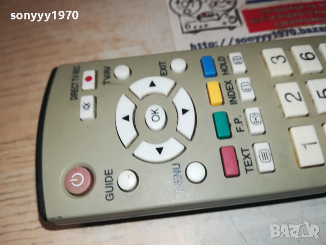 PANASONIC TV DVD VIDEO-REMOTE CONTROL-ВНОС SWISS 0703241046, снимка 12 - Дистанционни - 44649624