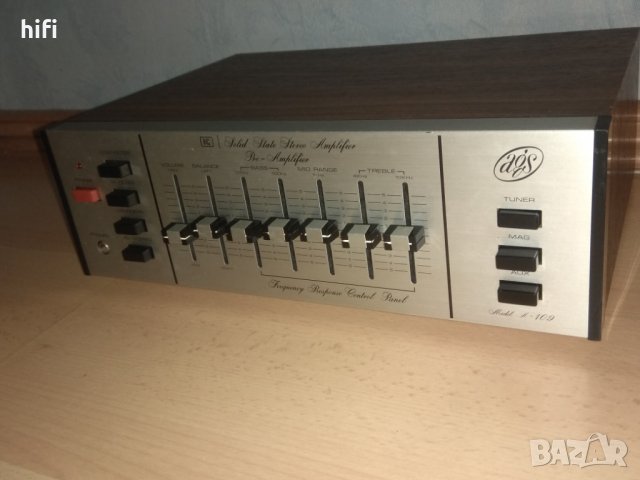 Стерео предусилвател Ags model A-109, снимка 3 - Ресийвъри, усилватели, смесителни пултове - 40567064