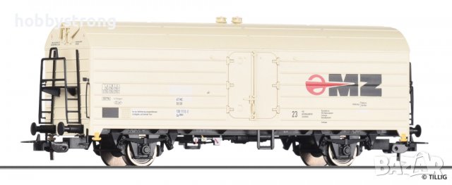 Закрит товарен вагон Gs MZ DR HO 1:87 Tillig 502181