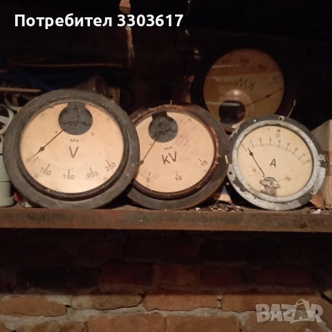 Оригинални измервателни системи от Немски радиопредавател -1936г, снимка 5 - Друга електроника - 52735582