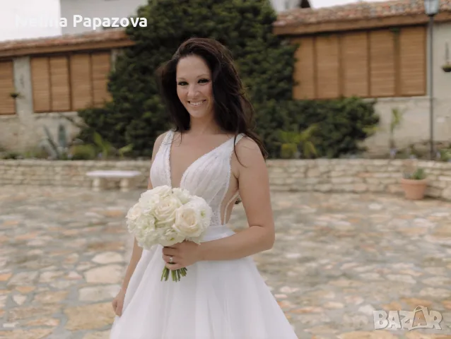 Булчинска рокля "Romantica Fashion", снимка 5 - Сватбени рокли - 56088923