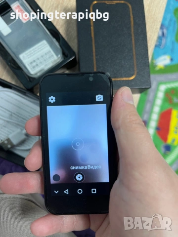 Мини смартфон,  3G WCDMA черен, снимка 14 - Други - 46897181