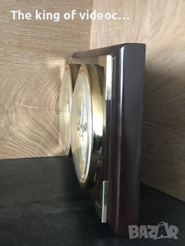 Стенен часовник с метереологична станция, снимка 4 - Стенни часовници - 52439621