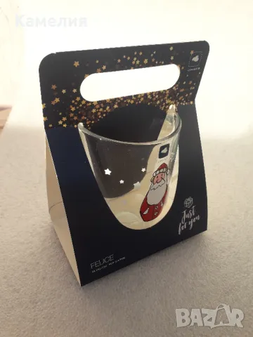 Коледна чаша, снимка 3 - Чаши - 48335284