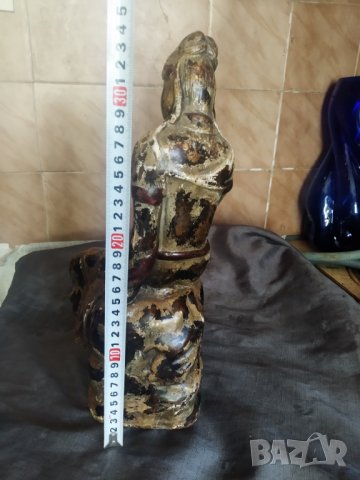 стара метална статуетка-буда, снимка 4 - Други ценни предмети - 34250911