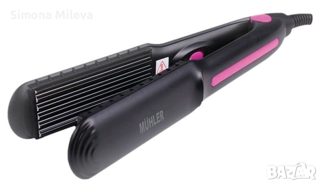  Преса за коса вълнички Muhler HS-37F N - лилав
