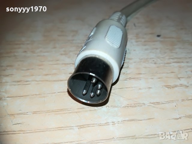 къдрав аудио кабел 80см петици-внос швеицария, снимка 16 - Други - 29823882