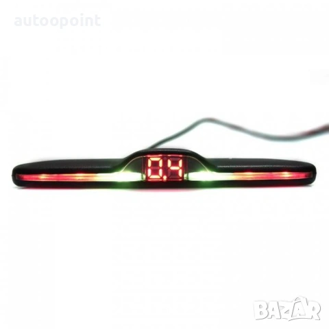 Парктроник  с LED slim дисплей 4 датчика, снимка 3 - Аксесоари и консумативи - 54262597