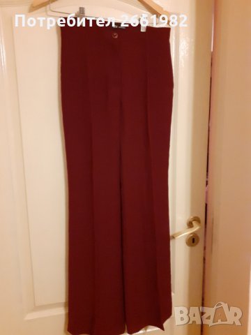 Елегантен червен панталон - бордо