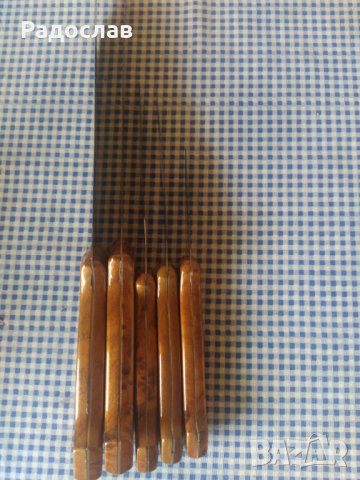 кухненски ножове със стойка , снимка 6 - Прибори за хранене, готвене и сервиране - 39423630