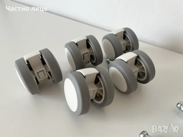 Комплект колелца за офис стол от IKEA 10 х 22 мм, снимка 5 - Столове за офис - 55754707