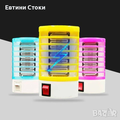 LED лампа против комари с електрическа защита