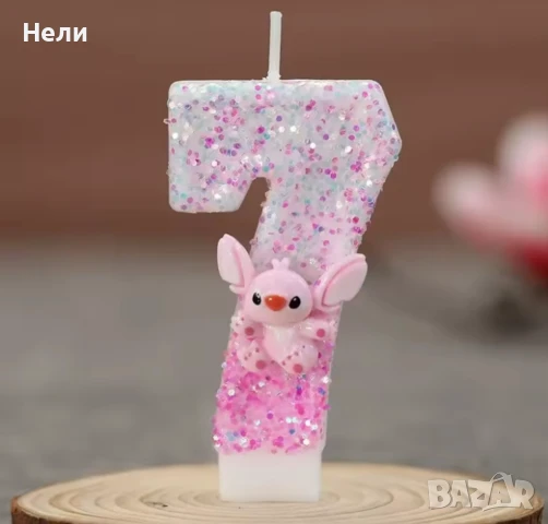 Свещички за торта на Стич, снимка 4 - Други - 50444187