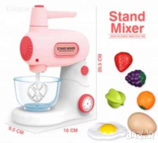 Играчка миксер с аксесоари със звуци и светлини Happy Kitchen, различни цветове, снимка 2 - Играчки за стая - 52860680