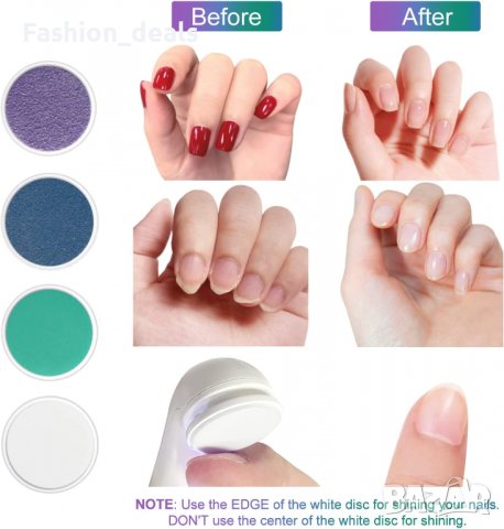 Нова Електрическа пила за нокти маникюр / педикюр ноктопластика, снимка 5 - Други - 38286012