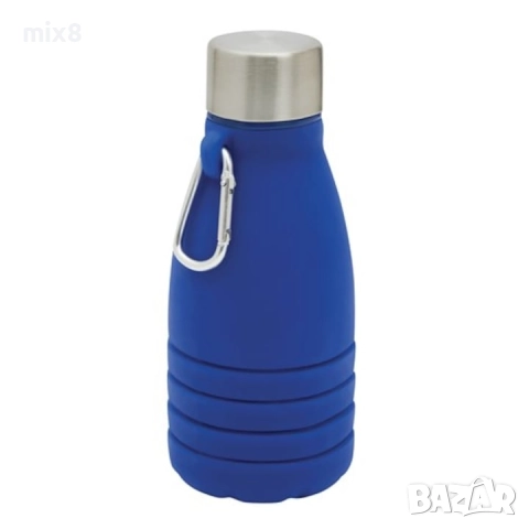 Сгъваема силиконова бутилка , снимка 2 - Спортна екипировка - 51821620