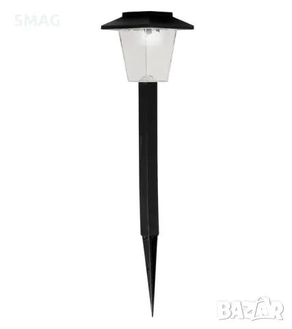 Слънчев фенер соларна лампа -  черен 30см S_1103694, снимка 2 - Соларни лампи - 49903580