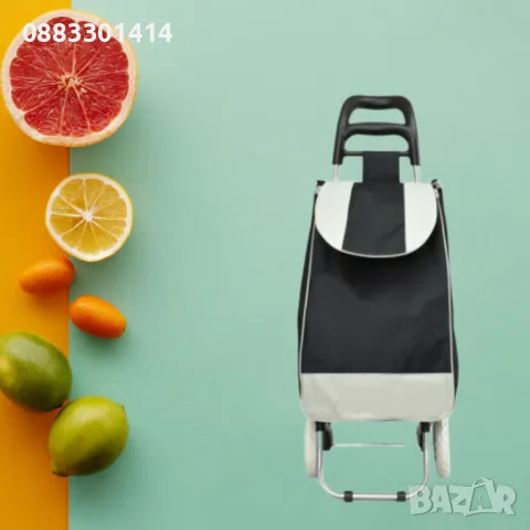 Пазарска количка с колела , снимка 4 - Чанти - 47628373