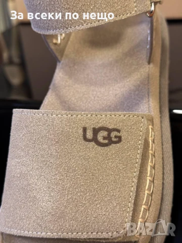 UGG Дамски Бежови Сандали ЮДЖИДЖИ Код E728, снимка 3 - Сандали - 51227596