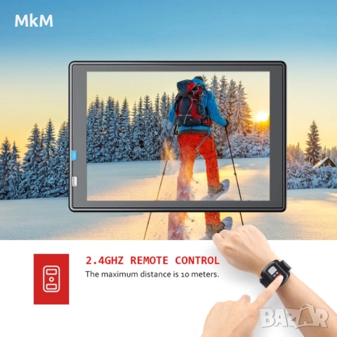 Victure Action Cam AC700 4K 20MP WiFi подводна камера 40м Ultra HD спортна камера 2,0-инчов LC, снимка 7 - Камери - 51697692