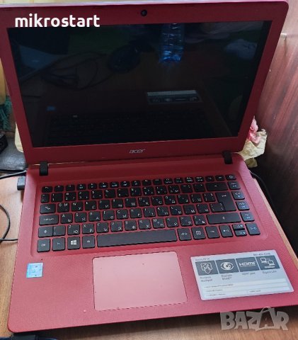 Продава лаптоп Acer ES14 ES1-432-C36A N3350 4GB 320HDD бартер, снимка 2 - Лаптопи за дома - 42358543