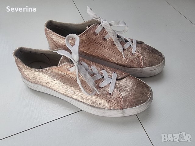 Розово злато- цвят кецове 41, снимка 4 - Кецове - 42095864