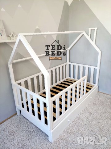 Модел: ЛЮБОВ ЛУКС | Детско легло къшичка | Легло Монтесори, снимка 4 - Мебели за детската стая - 42669970