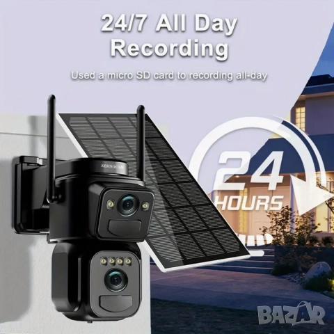Нискоенергоемка CCTV Камера 1080P WiFi, соларен панел и издържлива батерия , снимка 8 - IP камери - 51946985