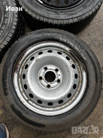 Гуми с джанти! 5х118! Стават за Opel Vivaro, Renault Trafic, Fiat Ducato, снимка 2 - Гуми и джанти - 50421849