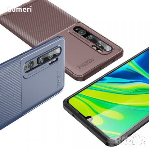  Xiaomi Mi Note 10 Карбонов удароустойчив гръб 