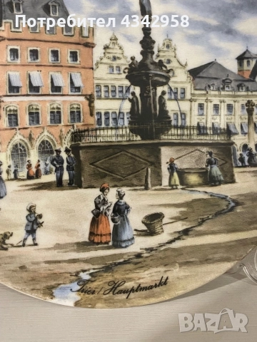 Kaiser. 1979г. Чиния за стена., снимка 3 - Антикварни и старинни предмети - 52022471