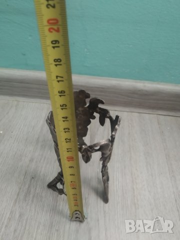 посребена метална поставка арт нуво, снимка 2 - Други ценни предмети - 39768998