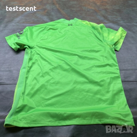 Вратарска тениска Liverpool Ливърпул 21/22 Goalkeeper Shirt Nike Authentic XL автентична зелено, снимка 2 - Тениски - 53982850