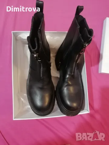 Дамски зимни боти Mat Star, черни, 39 номер,нови, снимка 2 - Дамски боти - 47931488