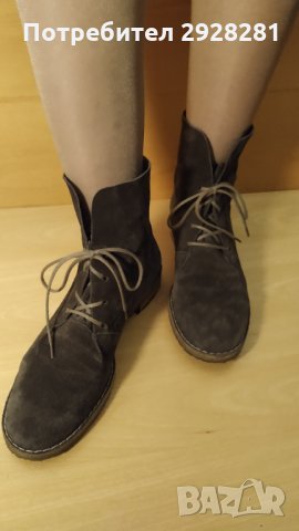 Paul Green Munchen дамски обувки естествен велур, снимка 9 - Дамски боти - 31273864