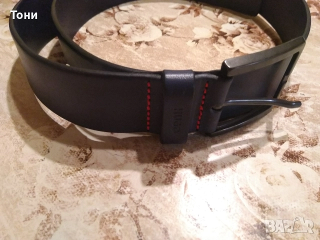 HUGO BOSS Оригинал Нов Мъжки Колан от Естествена Кожа 115см., снимка 14 - Колани - 52656863