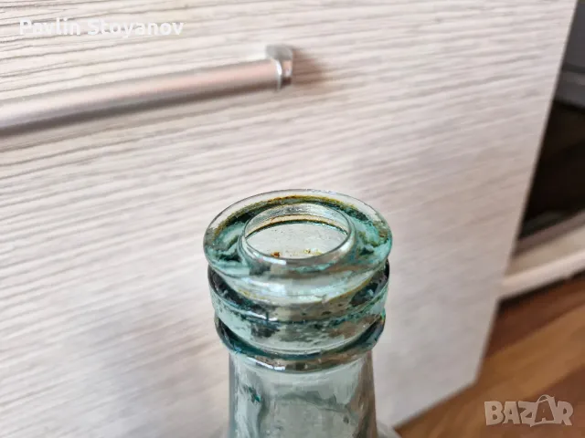 Старо и голямо стъклено шише от социализма -3 литра, снимка 2 - Антикварни и старинни предмети - 49231409