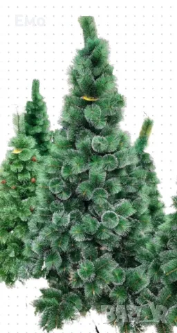 Елха 180см с бели връхчета, снимка 2 - Декорация за дома - 47929758