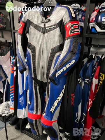 Кожен мото екип SPIDI R2 EVO Vented.50-M ,гърбица и всички протектори, снимка 2 - Аксесоари и консумативи - 52006962