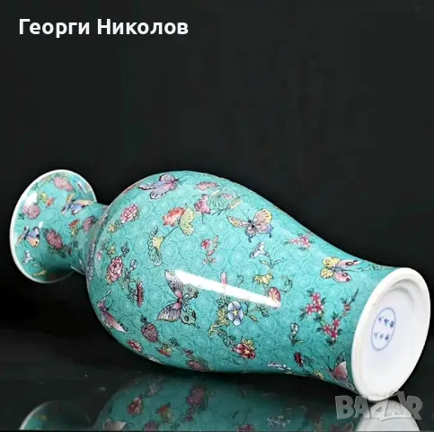 Винтидж Керамична ваза , снимка 7 - Вази - 48559994