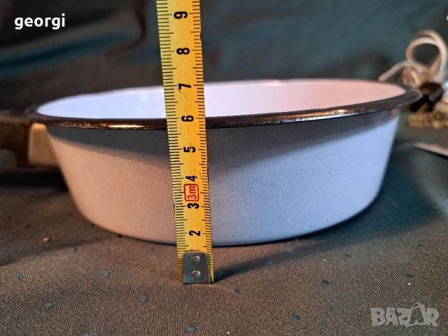 български емайлиран тиган 29/6, снимка 6 - Съдове за готвене - 52809087