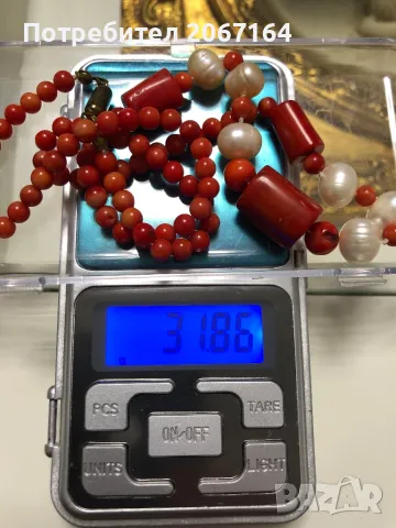 Гердан от корал и перли, снимка 5 - Колиета, медальони, синджири - 48870164