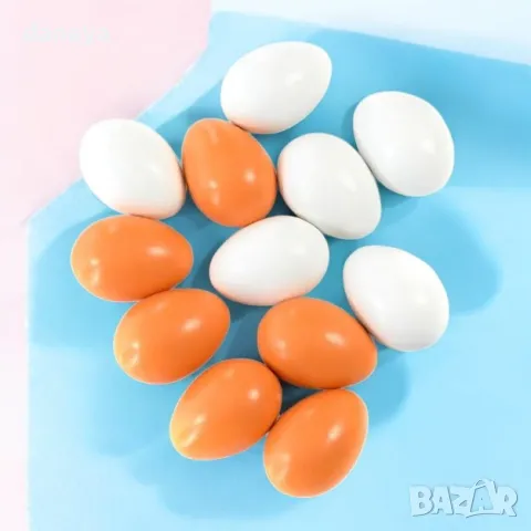 5805 Декоративно дървено яйце, 4x6cm