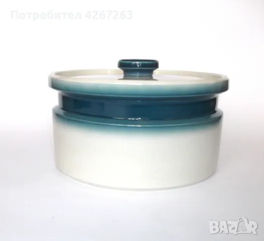 Кръгъл керамичен съд с капак Wedgwood Blue Pacific Oven to Table