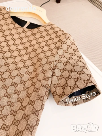 ТОП Модел рокля Gucci ВИДЕО НА МОДЕЛА, снимка 14 - Рокли - 51155938