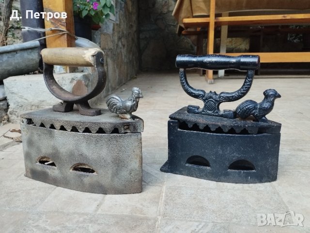 Старинна ютия на въглища , снимка 5 - Антикварни и старинни предмети - 42660880