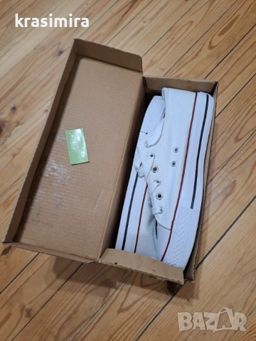 Бели кецове-номер 40, снимка 7 - Кецове - 54061431