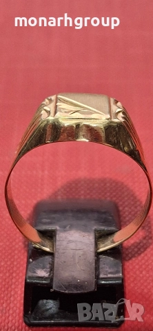 Златен пръстен, снимка 5 - Пръстени - 52808212