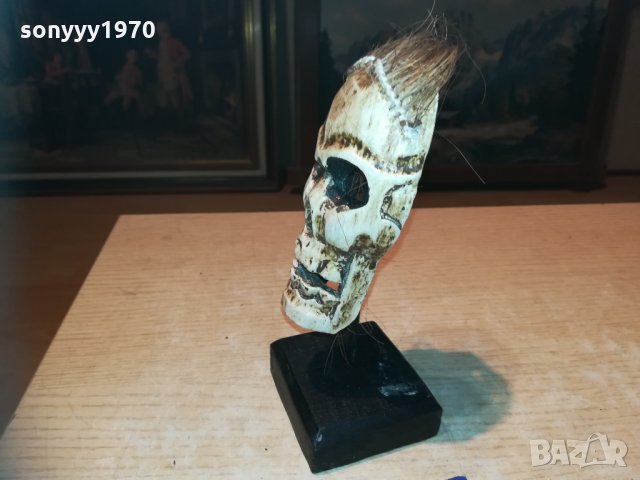 ЧЕРЕП НА СТОЙКА 20Х10Х10см 1311201933, снимка 15 - Колекции - 30778872