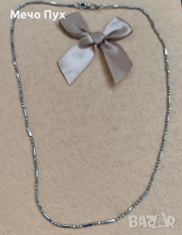 Сребърен синджир (387), снимка 2 - Колиета, медальони, синджири - 52581786